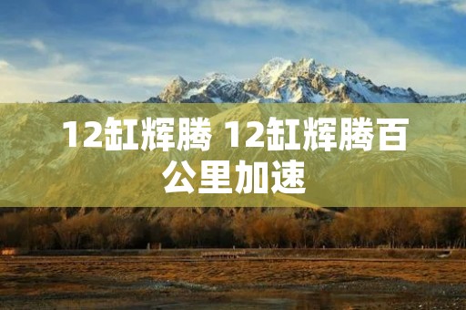 12缸辉腾 12缸辉腾百公里加速 12缸辉腾 12缸辉腾百公里加速