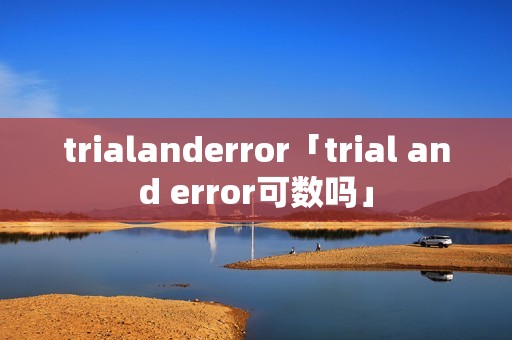 trialanderror「trial and error可数吗」