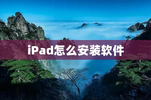 iPad怎么安装软件