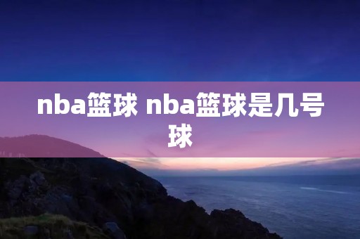 nba篮球 nba篮球是几号球