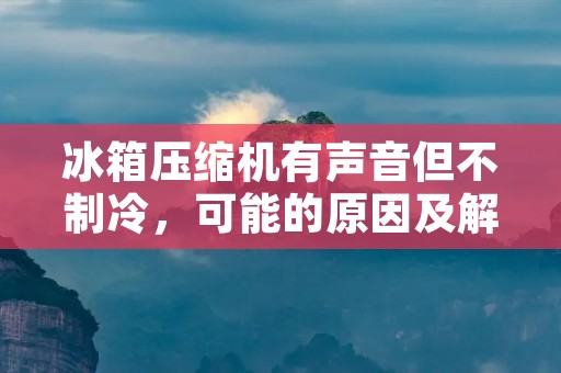 冰箱压缩机有声音但不制冷，可能的原因及解决方法