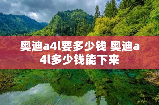 奥迪a4l要多少钱 奥迪a4l多少钱能下来 奥迪a4l要多少钱 奥迪a4l多少钱能下来