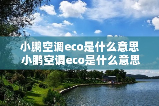 小鹏空调eco是什么意思 小鹏空调eco是什么意思呀