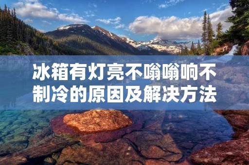 冰箱有灯亮不嗡嗡响不制冷的原因及解决方法 冰箱有灯亮不嗡嗡响不制冷的原因及解决方法