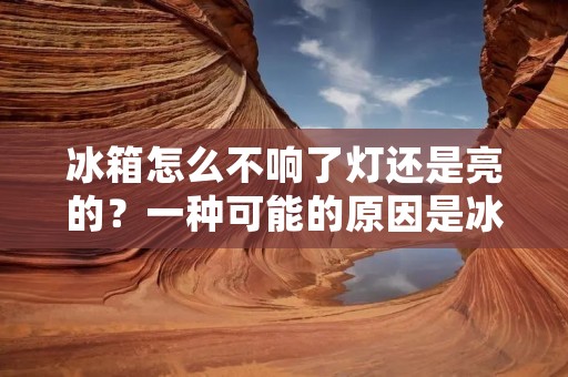 冰箱怎么不响了灯还是亮的？一种可能的原因是冰箱的压缩机出现故障。冰箱的压缩机是冷藏室和冷冻室制冷的核心部件，它的正常运转会产生一定的噪音。如果冰箱不再发出噪音，但灯还是亮的，那么很可能是压缩机出现了问题。
