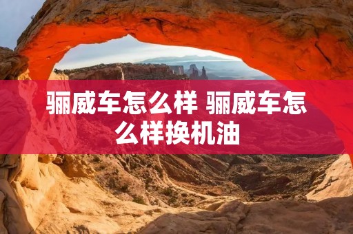骊威车怎么样 骊威车怎么样换机油 骊威车怎么样 骊威车怎么样换机油
