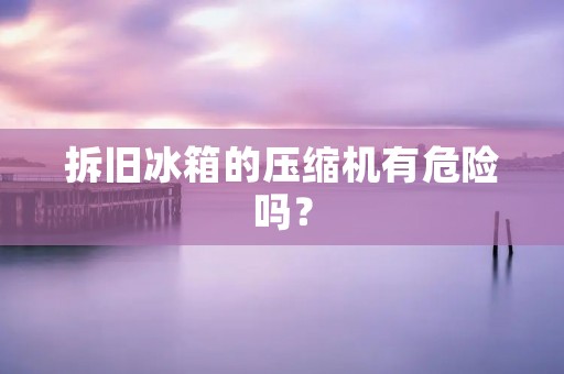 拆旧冰箱的压缩机有危险吗？