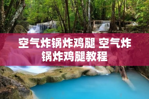 空气炸锅炸鸡腿 空气炸锅炸鸡腿教程