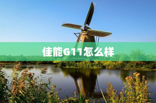 佳能G11怎么样