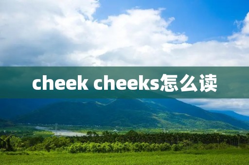 cheek cheeks怎么读