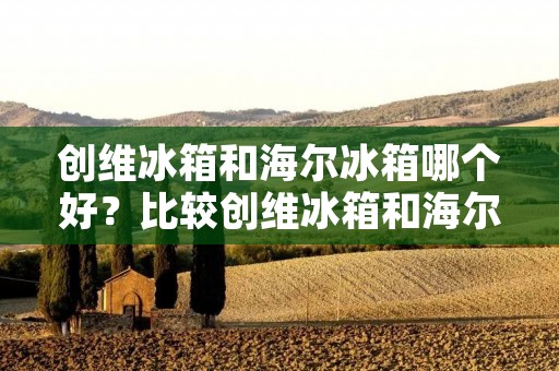 创维冰箱和海尔冰箱哪个好？比较创维冰箱和海尔冰箱的特点及性能差异