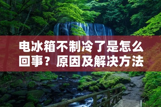 电冰箱不制冷了是怎么回事？原因及解决方法详解
