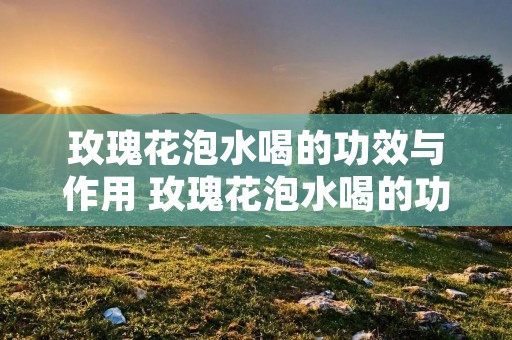 玫瑰花泡水喝的功效与作用 玫瑰花泡水喝的功效与作用及禁忌 玫瑰花泡水喝的功效与作用 玫瑰花泡水喝的功效与作用及禁忌