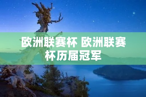 欧洲联赛杯 欧洲联赛杯历届冠军 欧洲联赛杯 欧洲联赛杯历届冠军