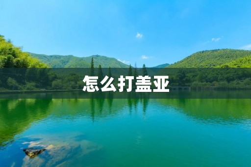怎么打盖亚