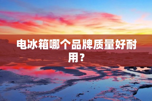 电冰箱哪个品牌质量好耐用？