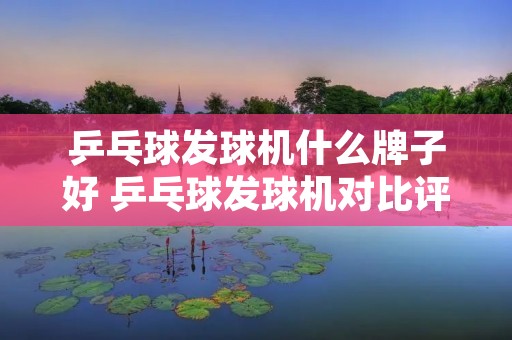 乒乓球发球机什么牌子好 乒乓球发球机对比评测