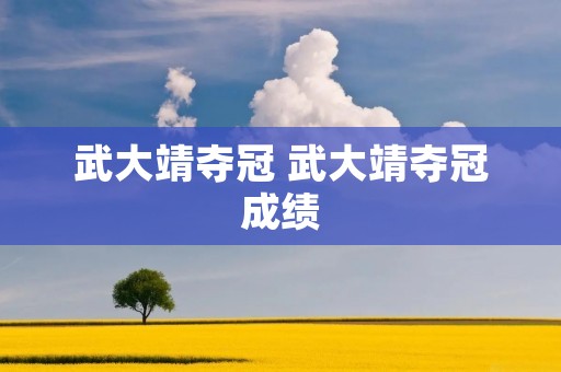 武大靖夺冠 武大靖夺冠成绩 武大靖夺冠 武大靖夺冠成绩