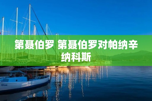 第聂伯罗 第聂伯罗对帕纳辛纳科斯