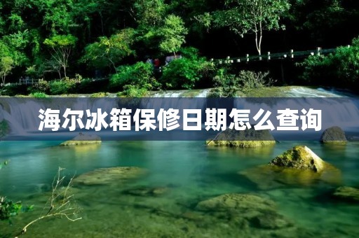 海尔冰箱保修日期怎么查询 海尔冰箱保修日期怎么查询