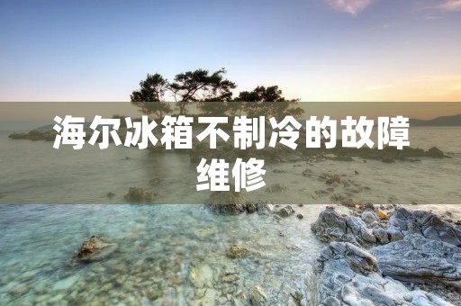 海尔冰箱不制冷的故障维修:解决制冷问题的有效方法 海尔冰箱不制冷的故障维修:解决制冷问题的有效方法