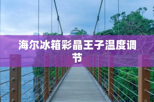 海尔冰箱彩晶王子温度调节：保鲜储存与节能协调之道