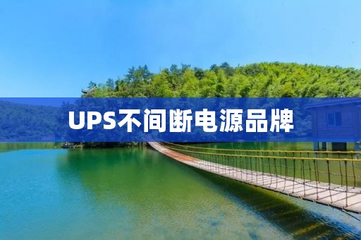 UPS不间断电源品牌:为您的电力保障提供可靠解决方案