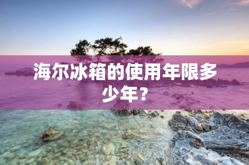 海尔冰箱的使用年限多少年? 海尔冰箱的使用年限多少年?