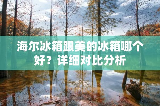 海尔冰箱跟美的冰箱哪个好?详细对比分析 海尔冰箱跟美的冰箱哪个好?详细对比分析
