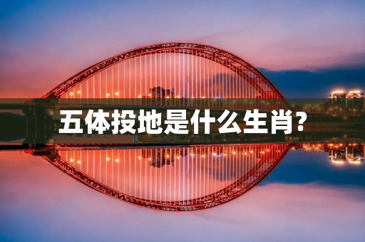 五体投地是什么生肖?