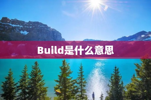 Build是什么意思