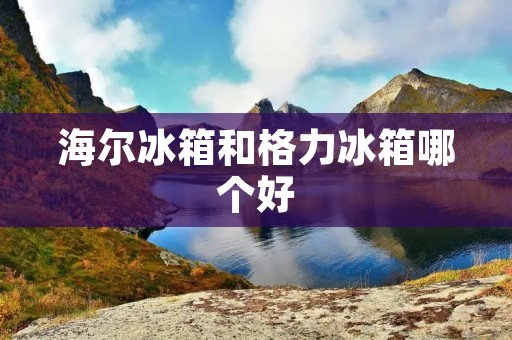 海尔冰箱和格力冰箱哪个好：一场精彩的家电之争