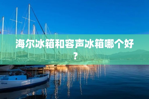 海尔冰箱和容声冰箱哪个好? 海尔冰箱和容声冰箱哪个好?