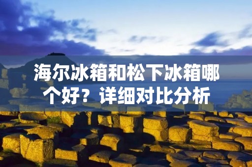 海尔冰箱和松下冰箱哪个好?详细对比分析 海尔冰箱和松下冰箱哪个好?详细对比分析