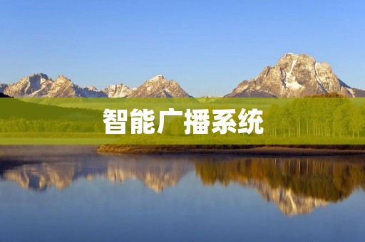 智能广播系统:打造智慧化传媒新时代