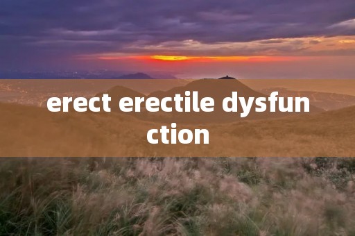 erect erectile dysfunction