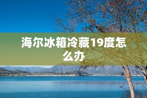 海尔冰箱冷藏19度怎么办