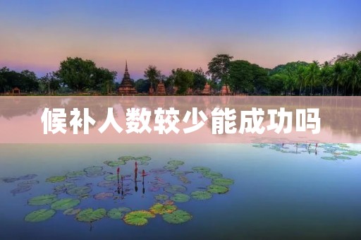 候补人数较少能成功吗