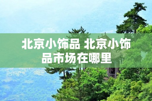 北京小饰品 北京小饰品市场在哪里 北京小饰品 北京小饰品市场在哪里