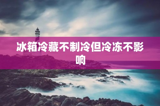 冰箱冷藏不制冷但冷冻不影响：原因及解决方法