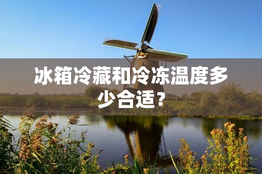 冰箱冷藏和冷冻温度多少合适? 冰箱冷藏和冷冻温度多少合适?