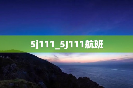 5j111_5J111航班 5j111_5J111航班
