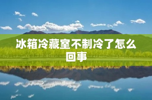 冰箱冷藏室不制冷了怎么回事