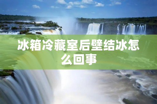 冰箱冷藏室后壁结冰怎么回事
