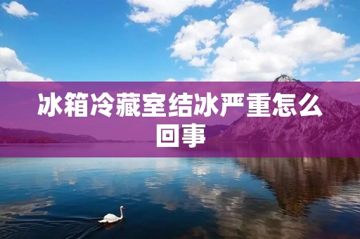 冰箱冷藏室结冰严重怎么回事