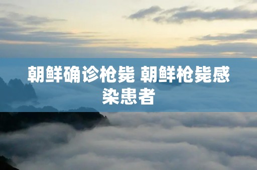 朝鲜确诊枪毙 朝鲜枪毙感染患者 朝鲜确诊枪毙 朝鲜枪毙感染患者