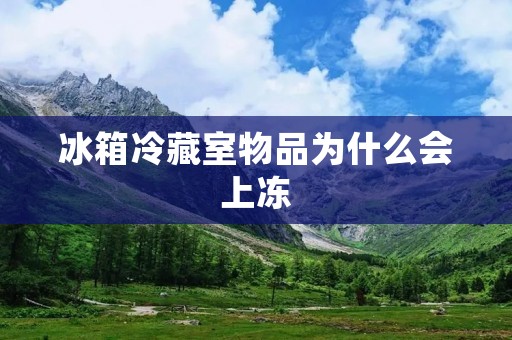 冰箱冷藏室物品为什么会上冻 冰箱冷藏室物品为什么会上冻