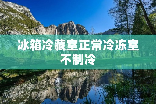 冰箱冷藏室正常冷冻室不制冷:原因与解决方法详解 冰箱冷藏室正常冷冻室不制冷:原因与解决方法详解