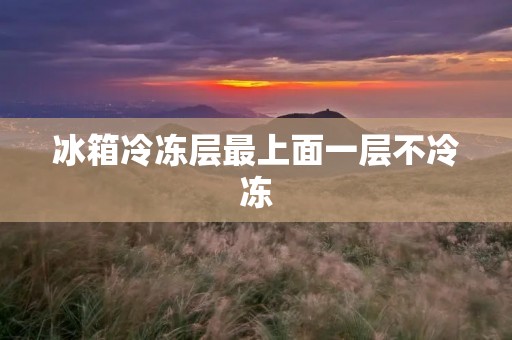 冰箱冷冻层最上面一层不冷冻:原因及解决方法