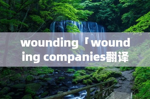 wounding「wounding companies翻译」 wounding「wounding companies翻译」